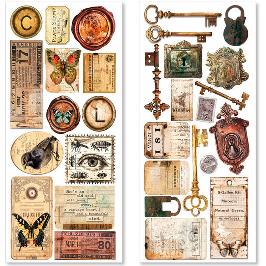 Ciao Bella - Stickers (5 hojas, no precortadas) - Cabinet of Curiosities