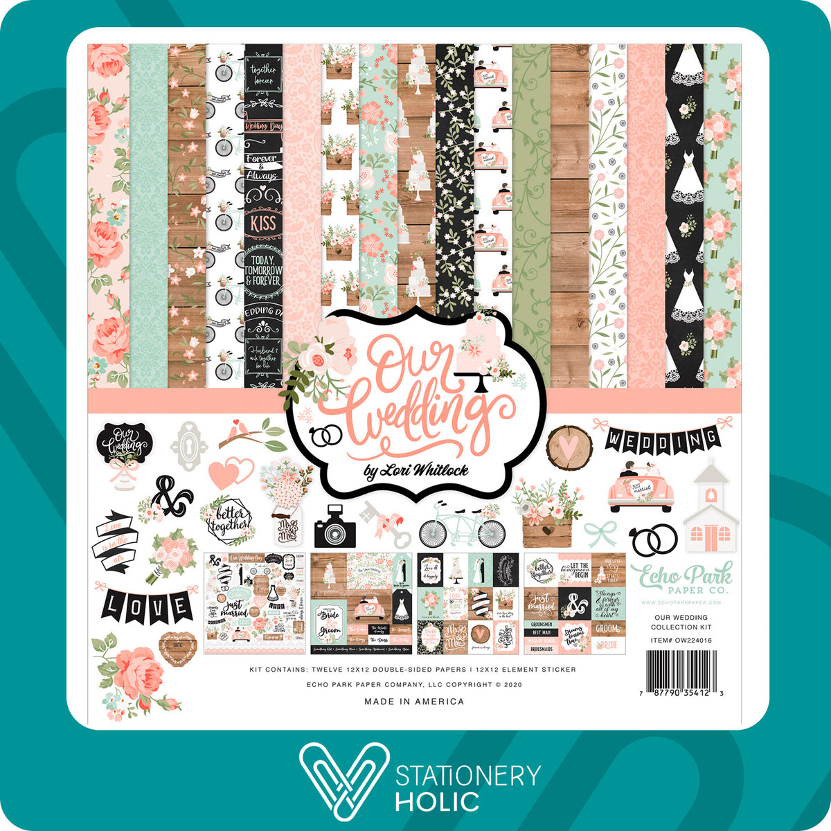 Echo Park - Colección 12 x 12 - Our Wedding