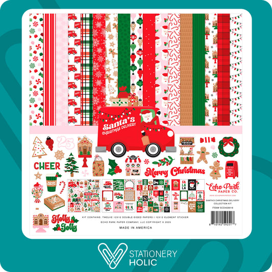 Echo Park - Colección 12 x 12 - Santa's Christmas Delivery