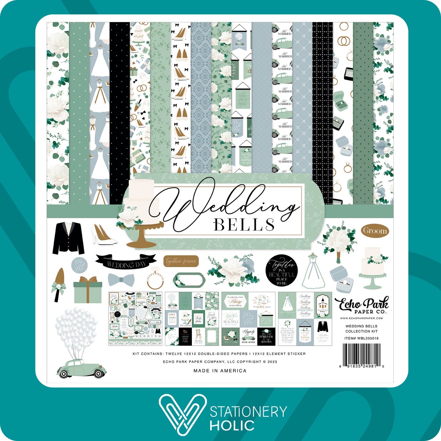 Echo Park - Colección 12 x 12 - Wedding Bells