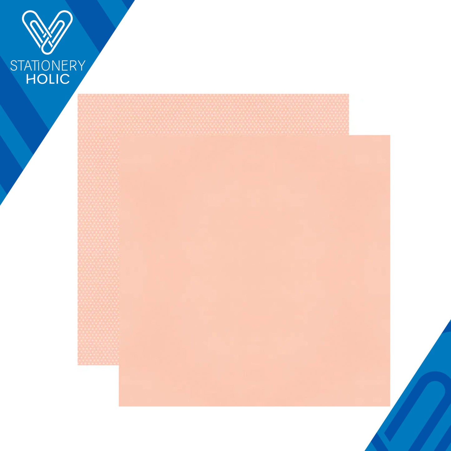 Simple Stories - Hoja Papel 12 x 12 con textura - Color Vibe - Blush