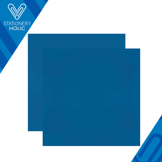 Simple Stories - Hoja Papel 12 x 12 con textura - Color Vibe - Navy