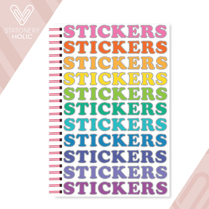 Pipsticks - Cuaderno Reusable para Colección de Stickers