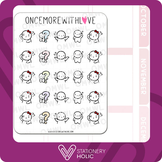 Once More With Love - Stickers - Confused 2.0 Munchkins