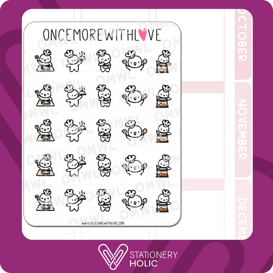 Once More With Love - Stickers - Cooking Time 2.0