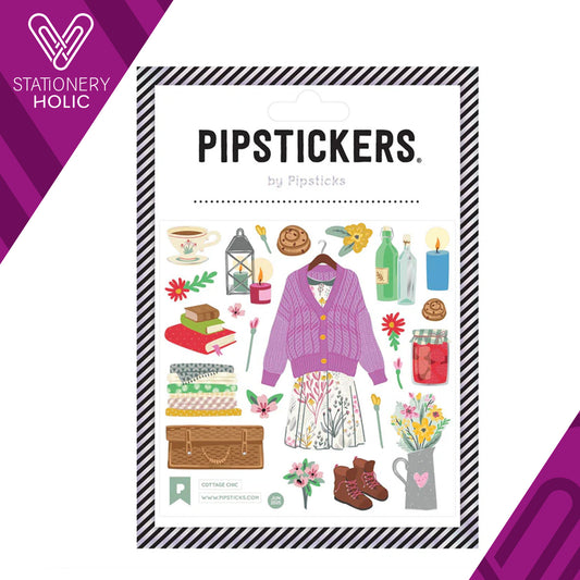 Pipsticks - Stickers 4x4" - Cottage Chic