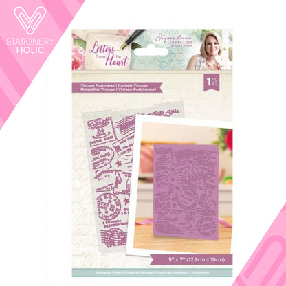 Crafter's Companion - Embossing Folder - Letters From The Heart