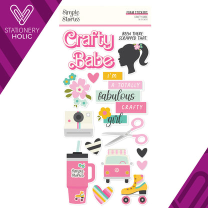 Simple Stories - Foam Stickers 6 x 12 - Crafty Babe