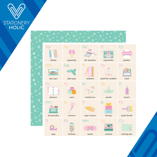 Simple Stories - Hoja Papel 12 x 12 - Crafty Things - My Stash