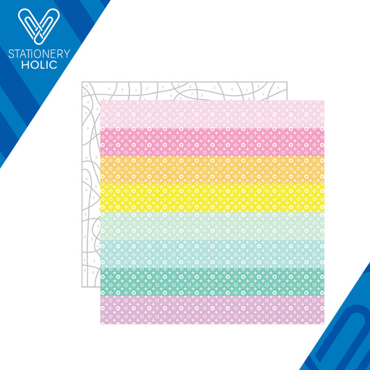 Simple Stories - Hoja Papel 12 x 12 - Crafty Things - Paint By Numbers