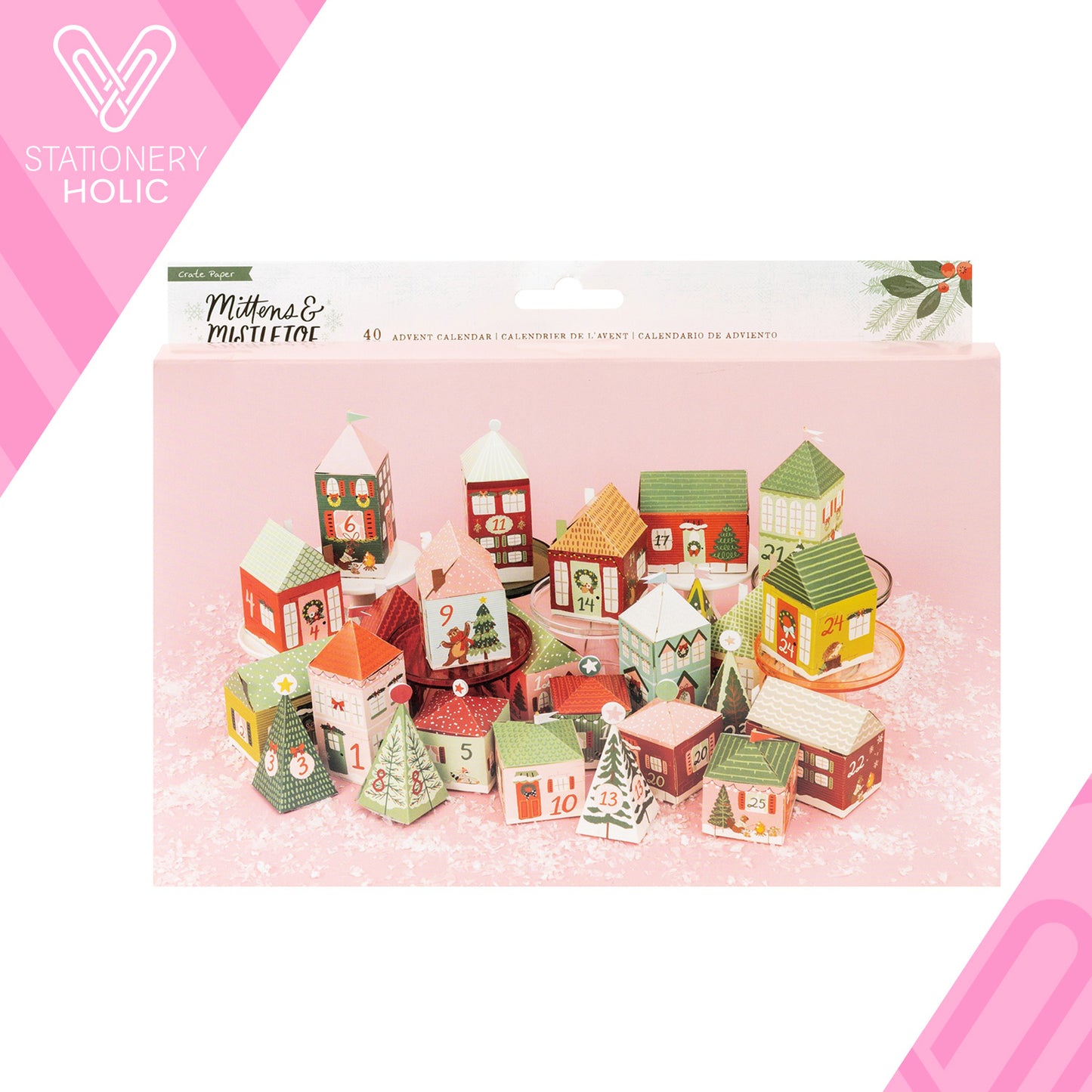 Crate Paper - Calendario de Adviento - Mittens & Mistletoe