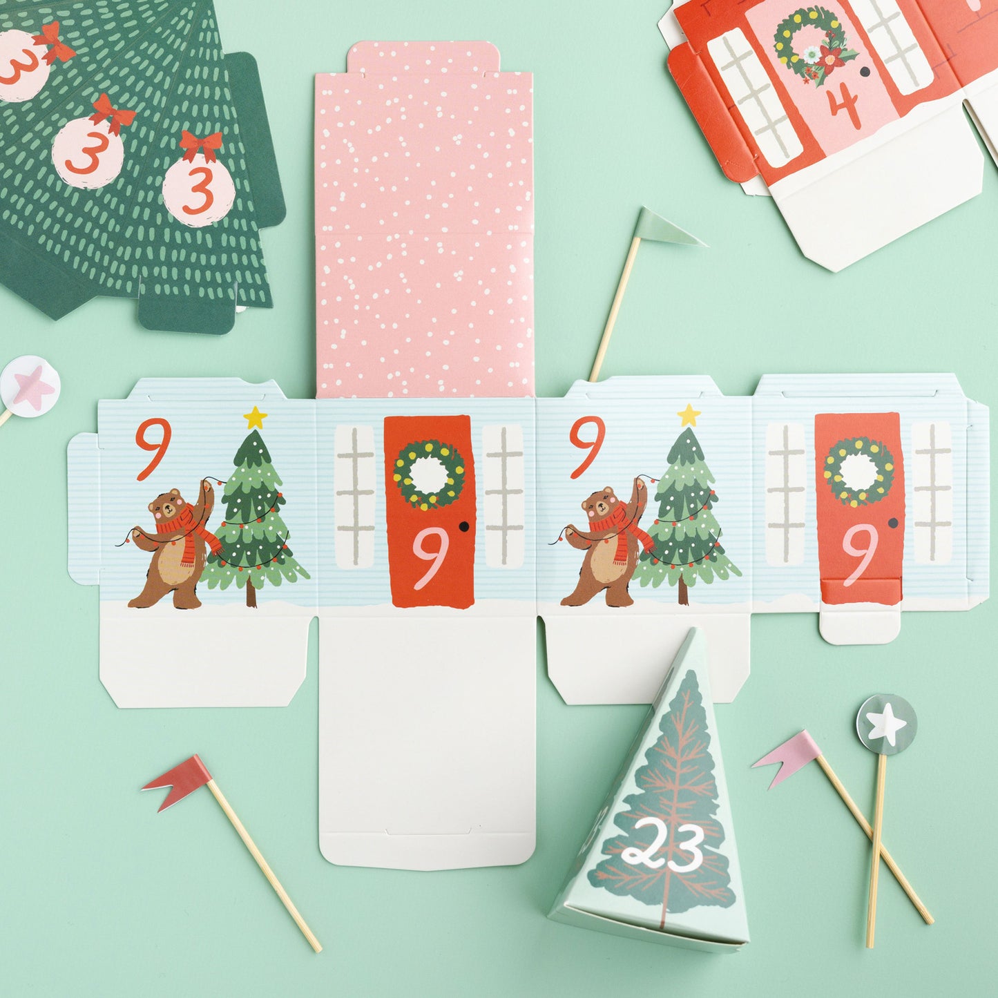 Crate Paper - Calendario de Adviento - Mittens & Mistletoe