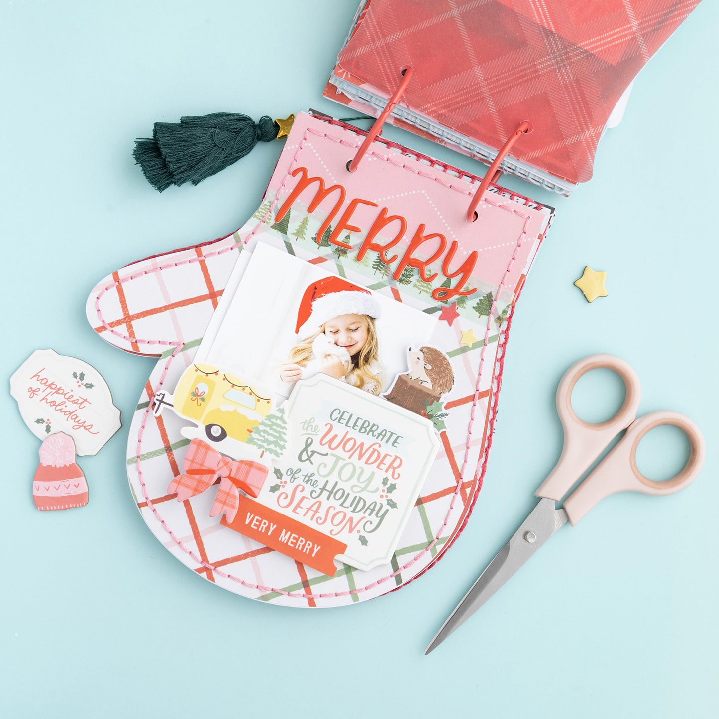 Crate Paper - Ephemera - Mittens & Mistletoe