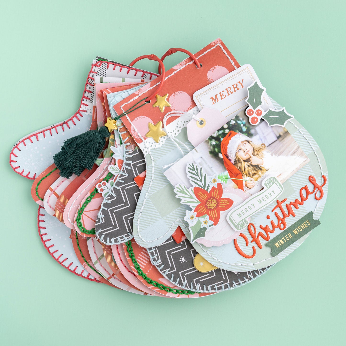 Crate Paper - Ephemera - Mittens & Mistletoe