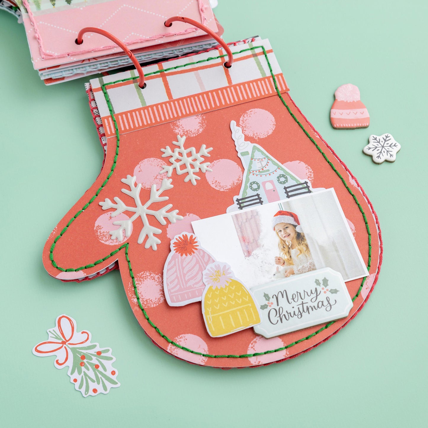 Crate Paper - Ephemera - Mittens & Mistletoe