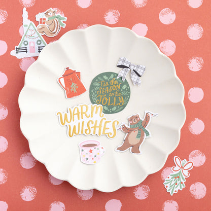 Crate Paper - Ephemera - Mittens & Mistletoe