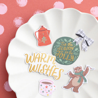 Crate Paper - Ephemera - Mittens & Mistletoe