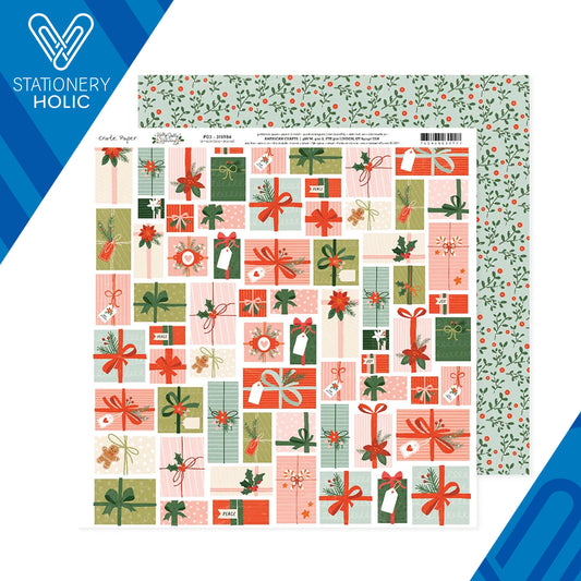 Crate Paper - Hoja de Papel 12 x 12 - Holly Jolly Holiday - P03