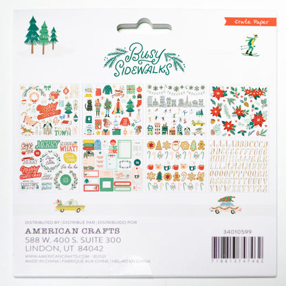 Crate Paper - Sticker Book - Busy Sidewalks