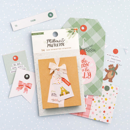 Crate Paper - Tags Book - Mittens & Mistletoe