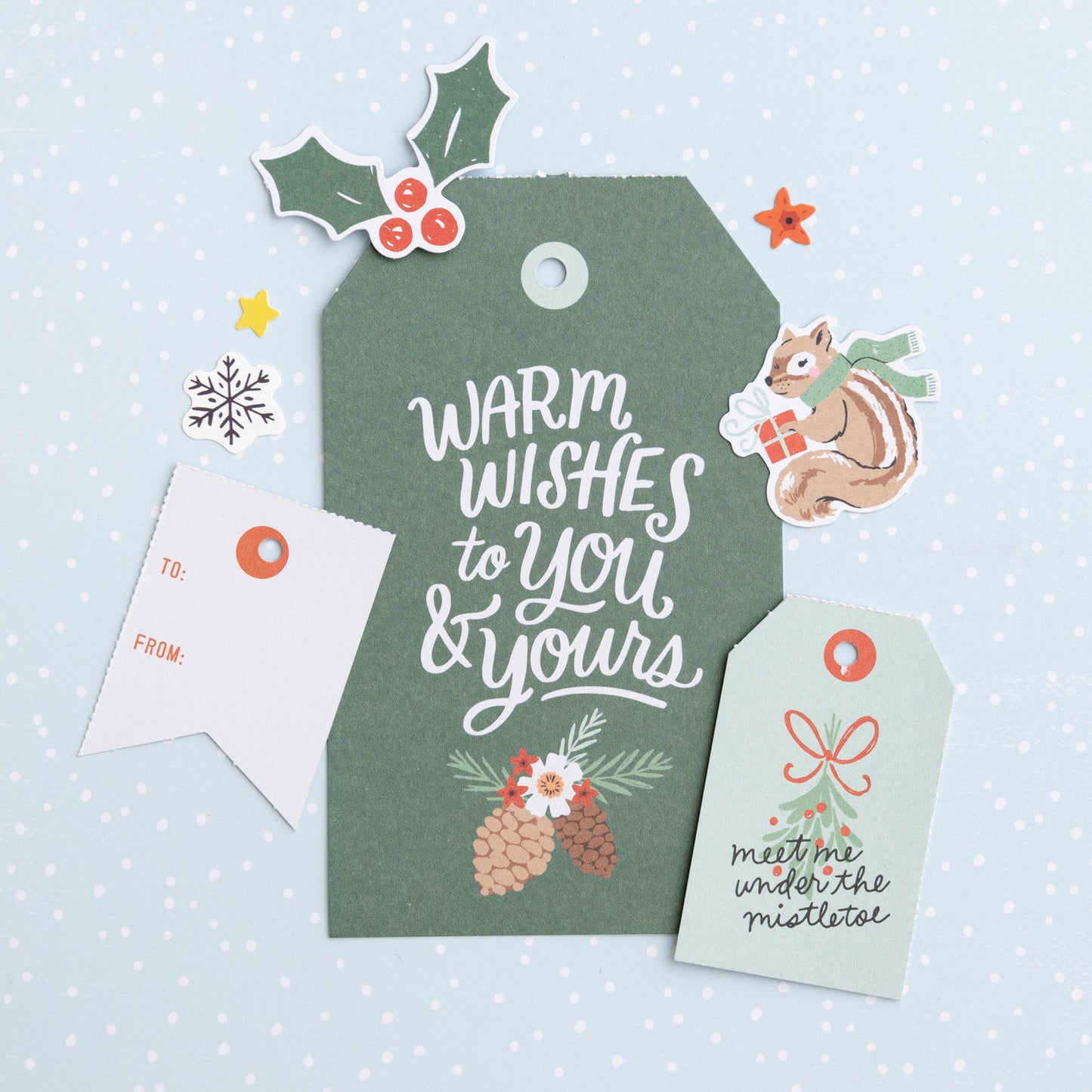 Crate Paper - Tags Book - Mittens & Mistletoe