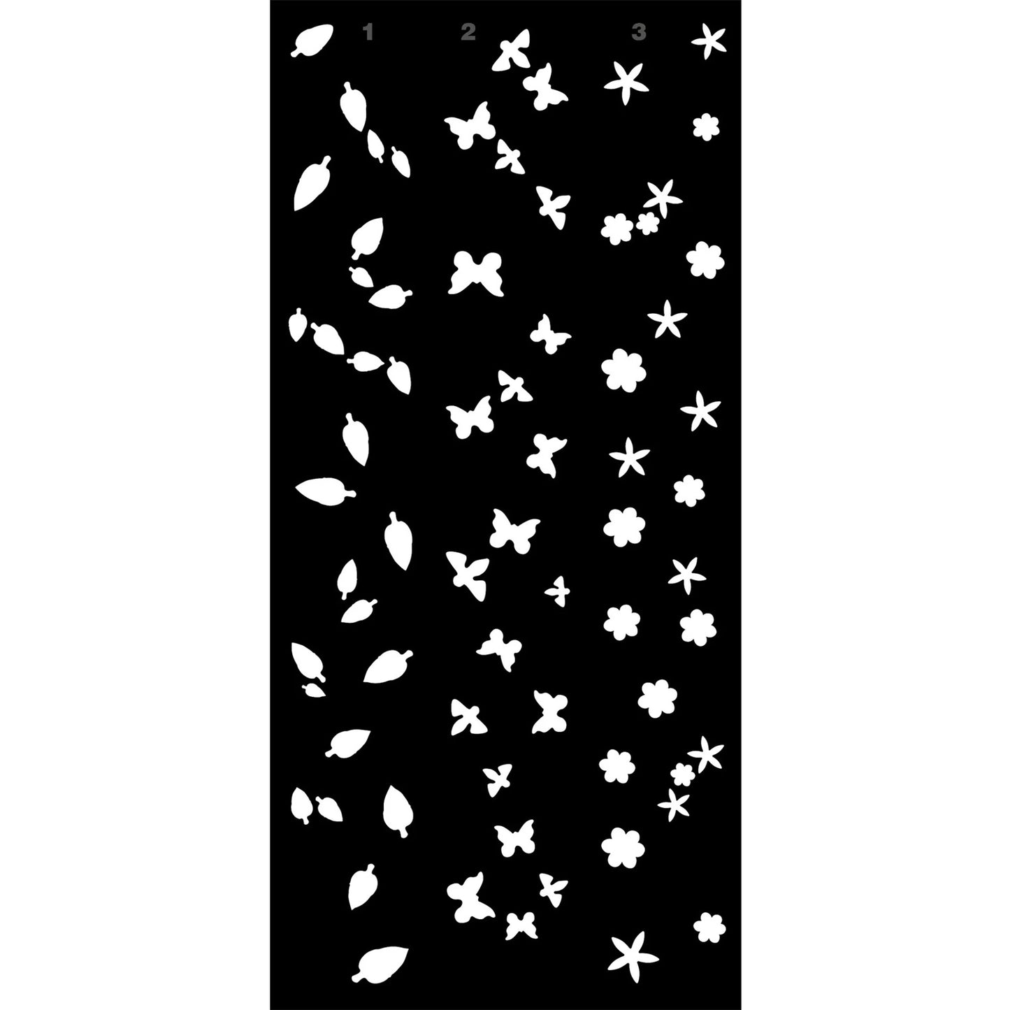 Creative Expressions - Stencil En Capas 4 x 8 Washi Strip - Breezy Blooms