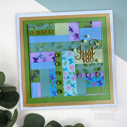 Creative Expressions - Stencil En Capas 4 x 8 Washi Strip - Breezy Blooms