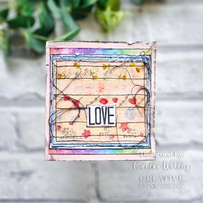 Creative Expressions - Stencil En Capas 4 x 8 Washi Strip - Ditsy Print