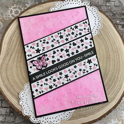 Creative Expressions - Stencil En Capas 4 x 8 Washi Strip - Ditsy Print