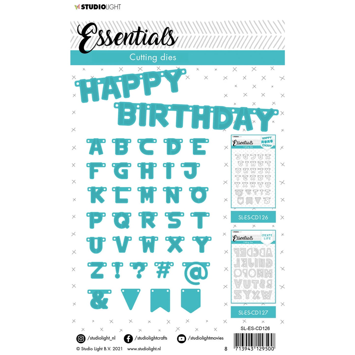 Studio Light - Dies de Corte - Garland Alphabet