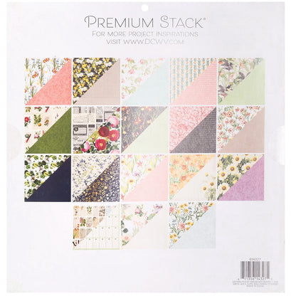 DCWV - Bloc Papel 12 x 12 - Botanical Beauty