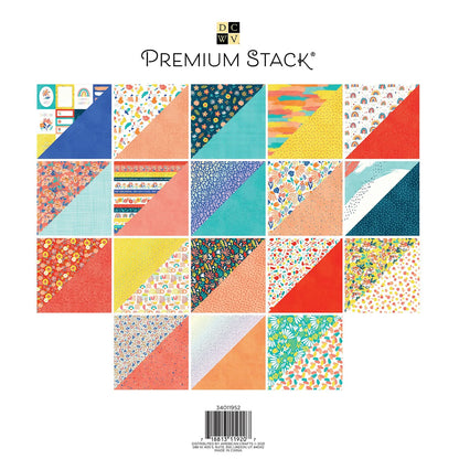 DCWV - Bloc Papel 12 x 12 - Color Pop