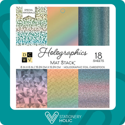DCWV - Bloc Papel 6 x 6 - Holographics