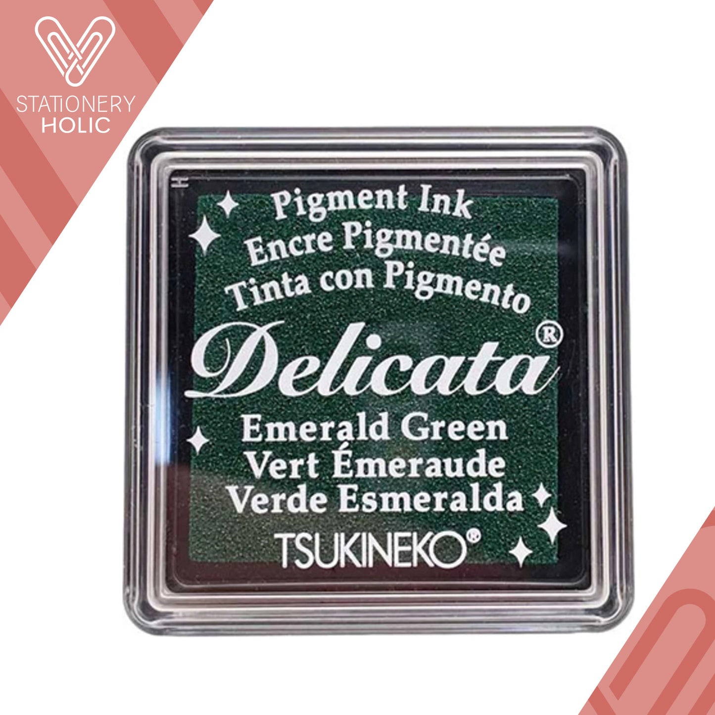 Tsukineko - Delicata Almohadilla Tinta Mini - Emerald Green