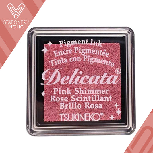 Tsukineko - Delicata Almohadilla Tinta Mini - Pink Shimmer