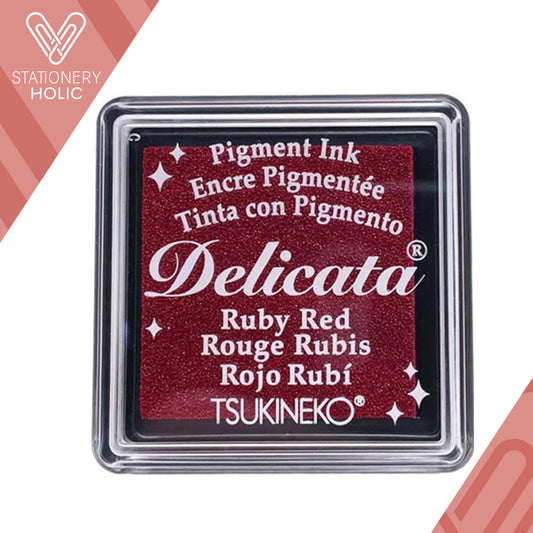 Tsukineko - Delicata Almohadilla Tinta Mini - Ruby Red