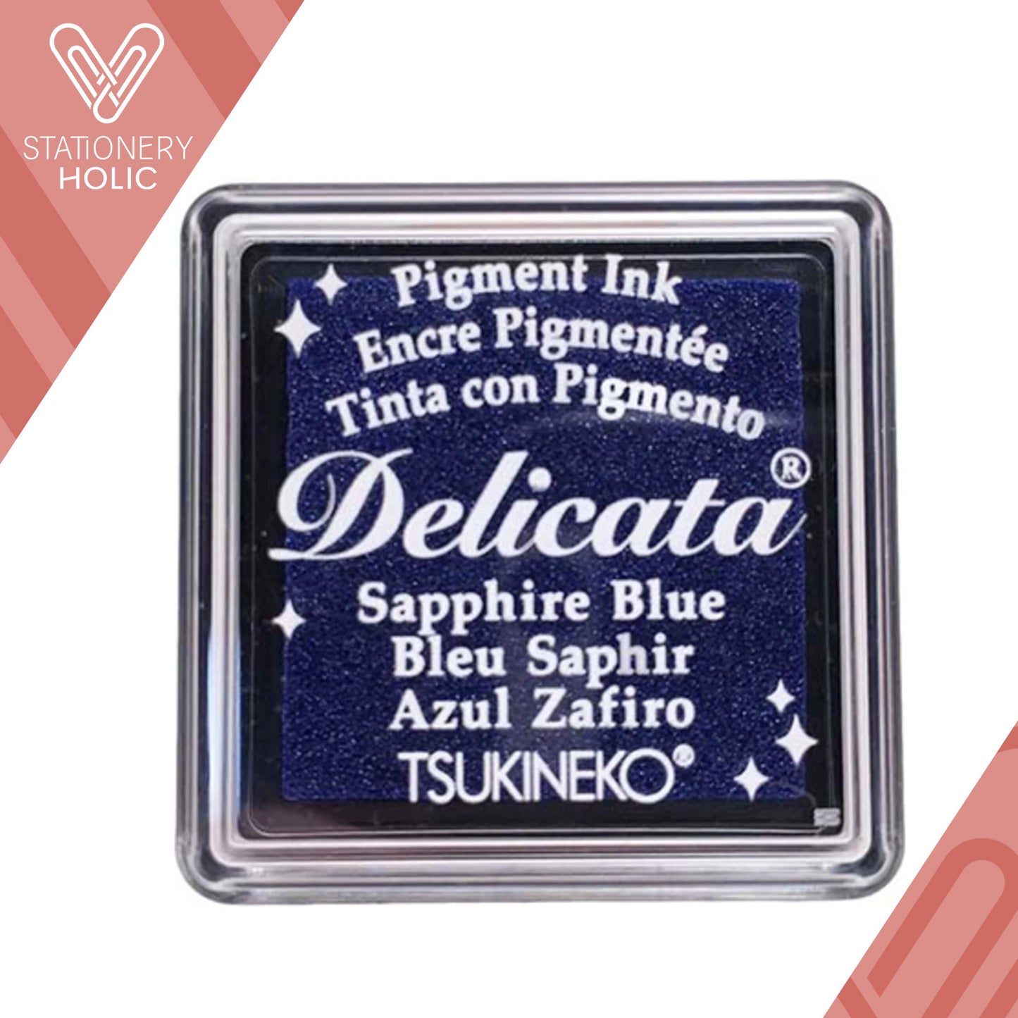 Tsukineko - Delicata Almohadilla Tinta Mini - Sapphine Blue