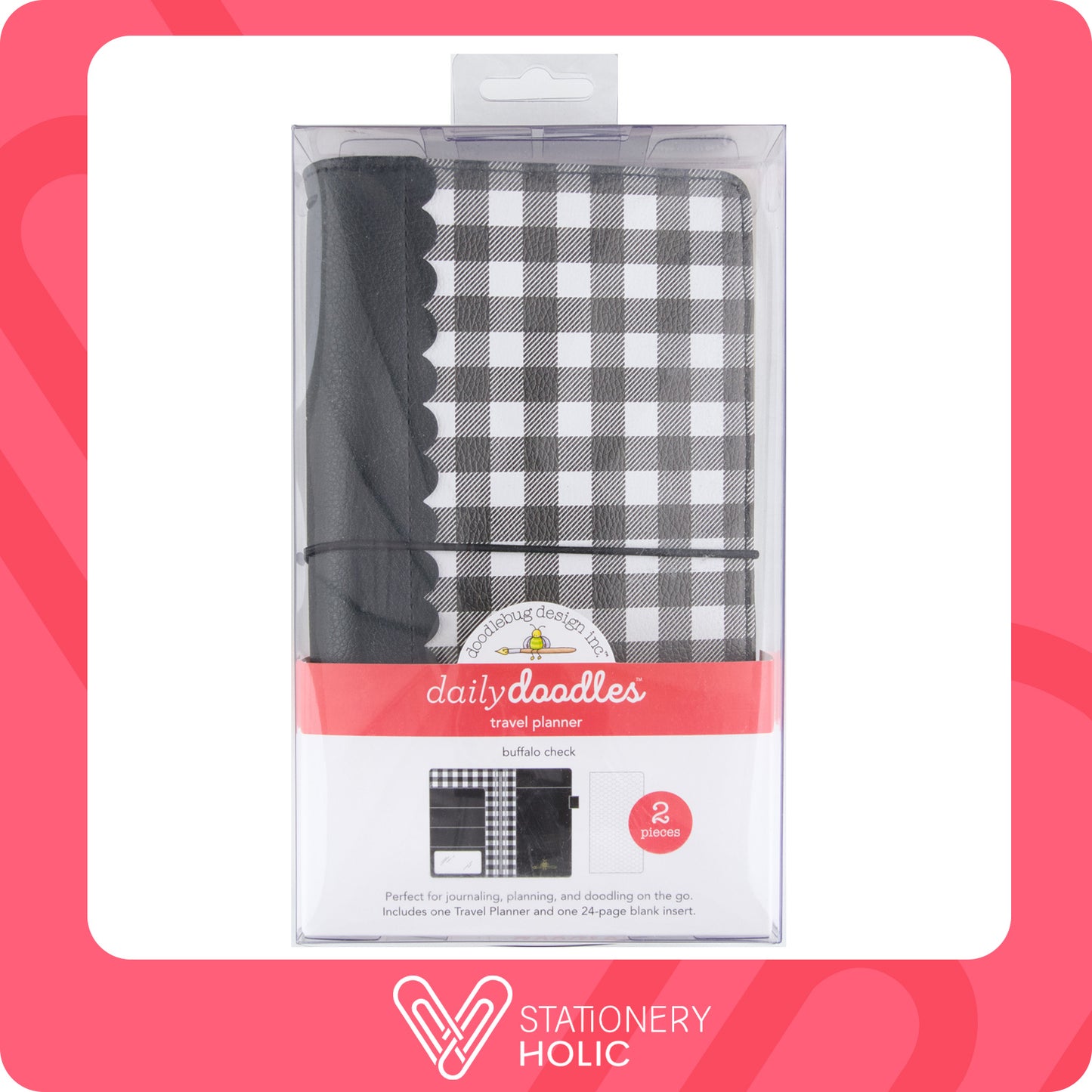 Doodlebug Design - Traveler Notebook - Buffalo Check