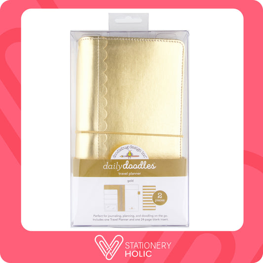 Doodlebug Design - Traveler Notebook - Gold