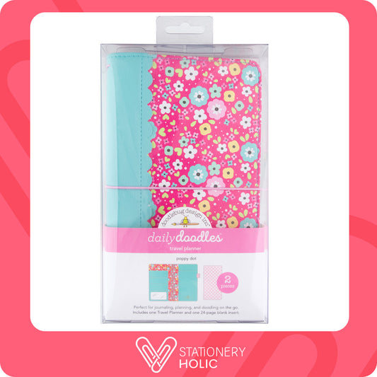 Doodlebug Design - Traveler Notebook - Poppy Dot