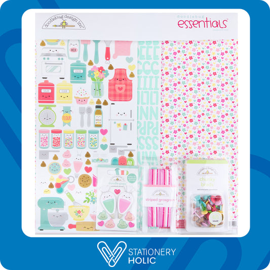 Doodlebug Design - Essential Kit 12 x 12 - Made With Love