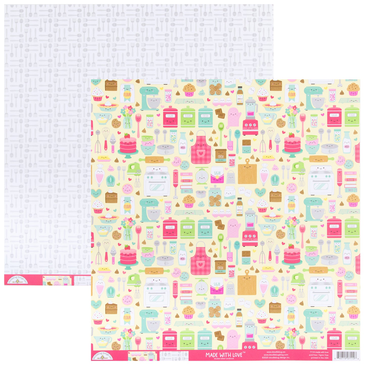 Doodlebug Design - Essential Kit 12 x 12 - Made With Love