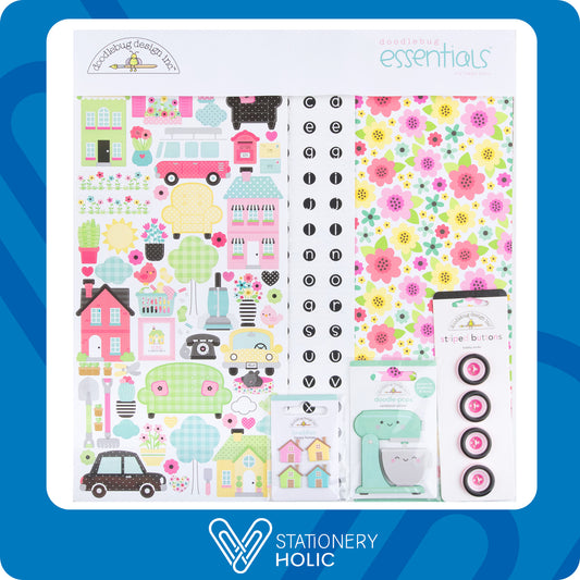 Doodlebug Design - Essential Kit 12 x 12 - My Happy Place