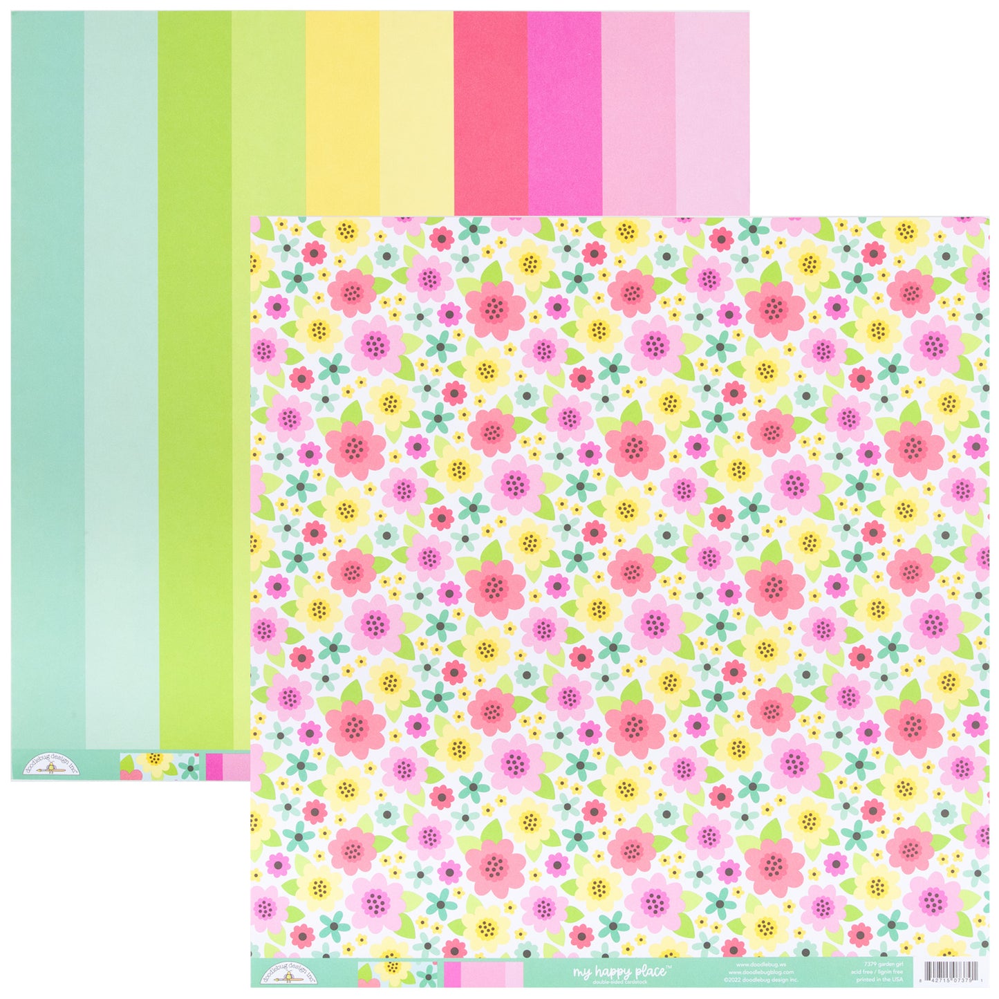 Doodlebug Design - Essential Kit 12 x 12 - My Happy Place