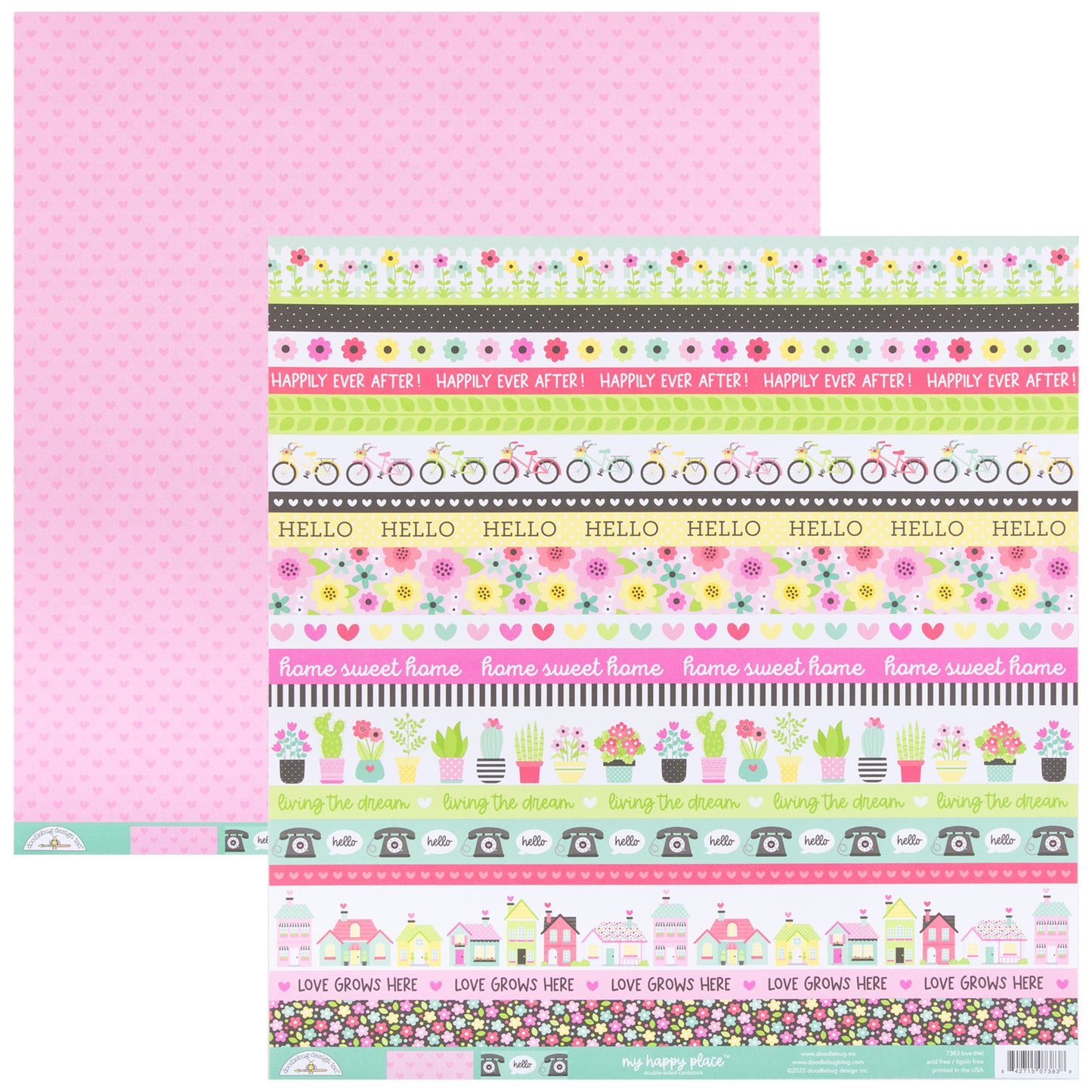 Doodlebug Design - Essential Kit 12 x 12 - My Happy Place
