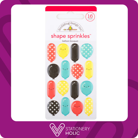 Doodlebug Design - Enamel Sprinkles - Balloon Bouquet