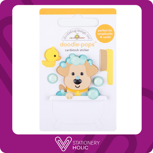 Doodlebug Design - Doodle Pop Sticker - Rub-a-dub
