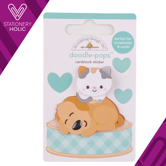 Doodlebug Design - Doodle Pop Sticker - Best Friends