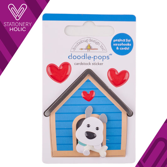 Doodlebug Design - Doodle Pop Sticker - Happy Home