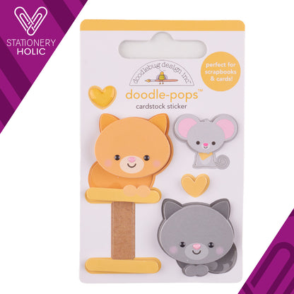 Doodlebug Design - Doodle Pop Sticker - Playful Pals